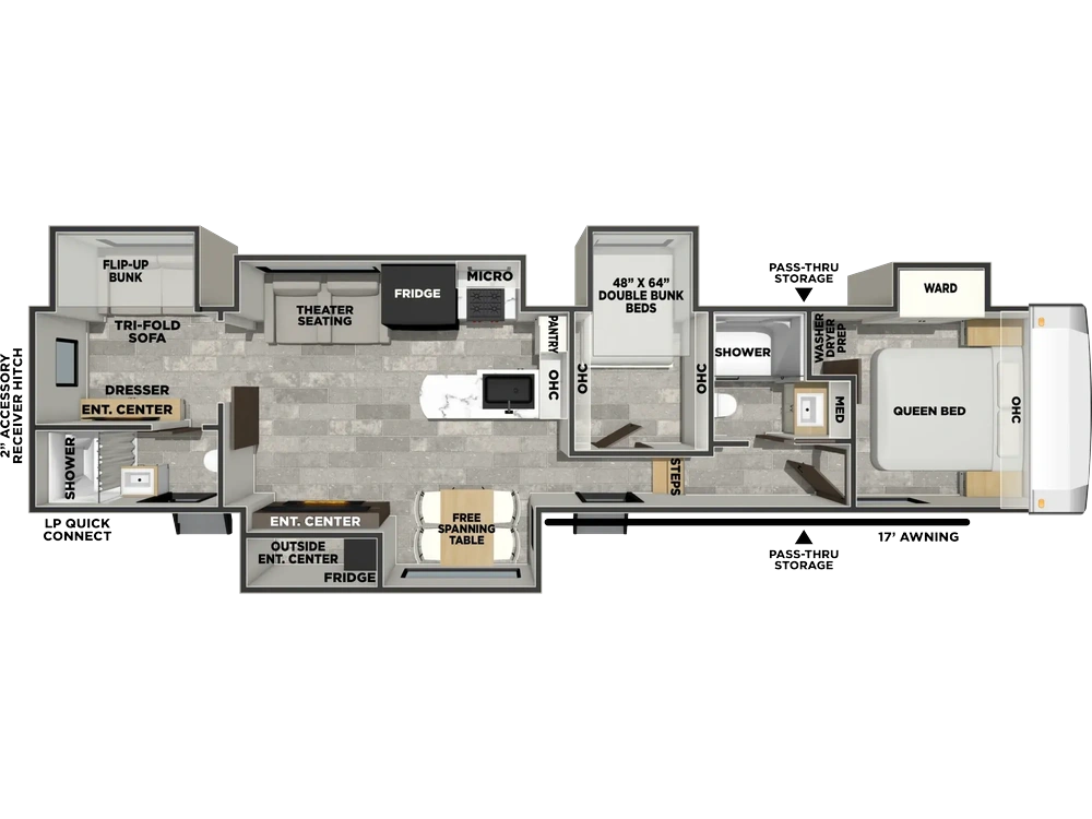 2027 Coachmen Chaparral Chaparral 373MBRB alt