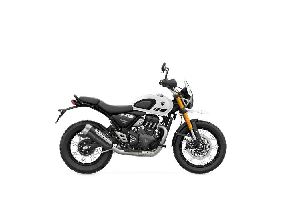 2026 Triumph Scrambler Scrambler 400 XC Vanilla White alt