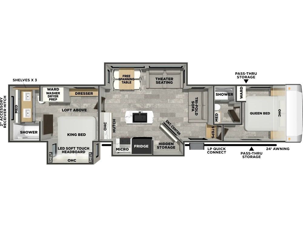 Coachmen Chaparral Chaparral 381DBL 2027 alt