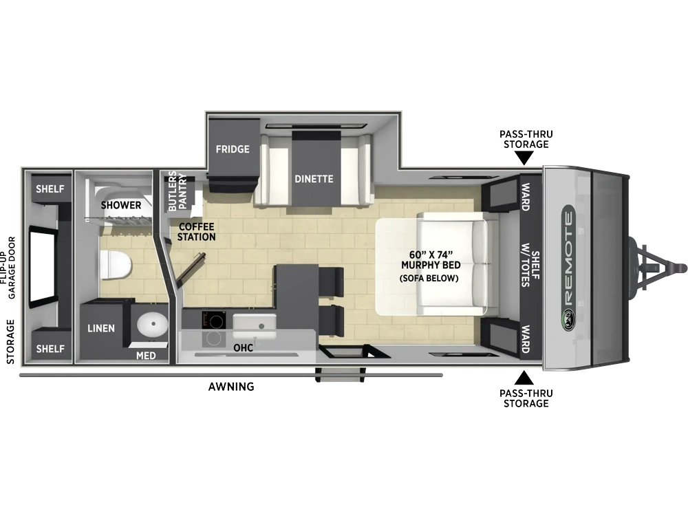 Coachmen Remote 8' Wide Remote 8' Wide 238RRB 2027