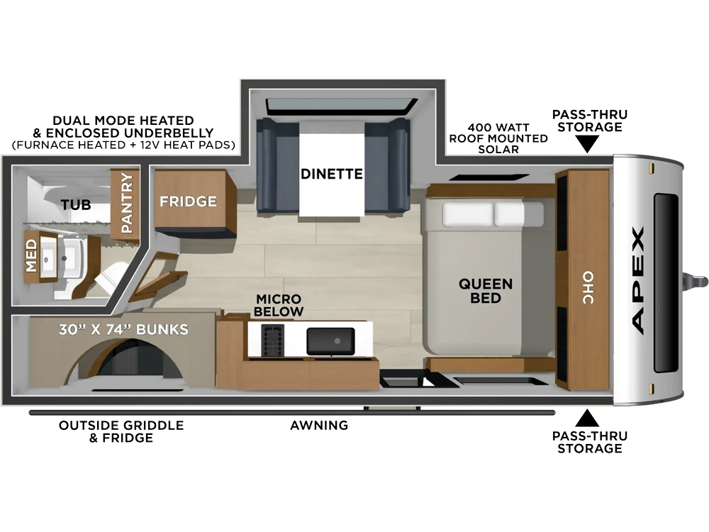 2027 Coachmen Apex Nano Apex Nano 194BHS alt