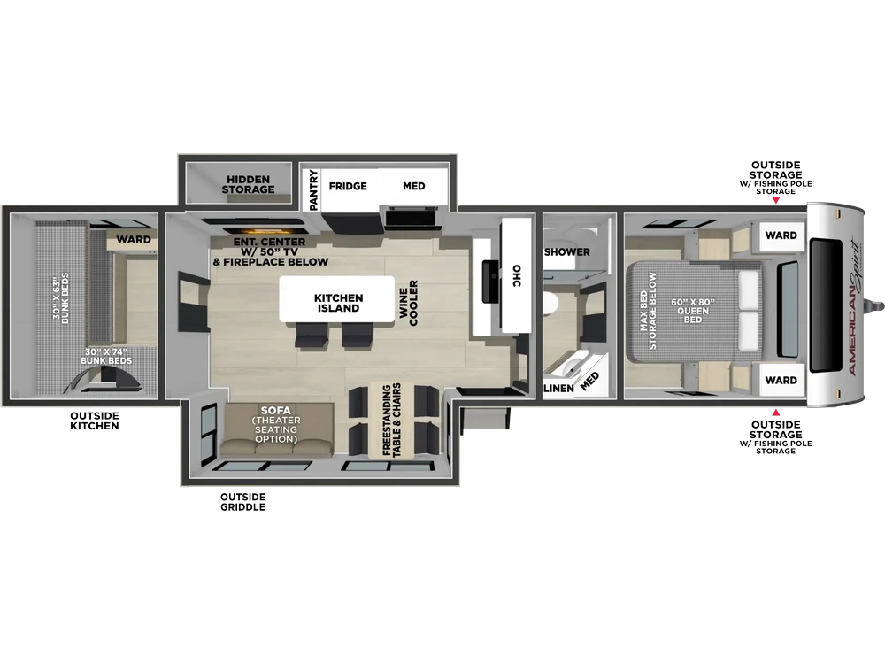 2027 Coachmen American Spirit American Spirit 3080BH alt