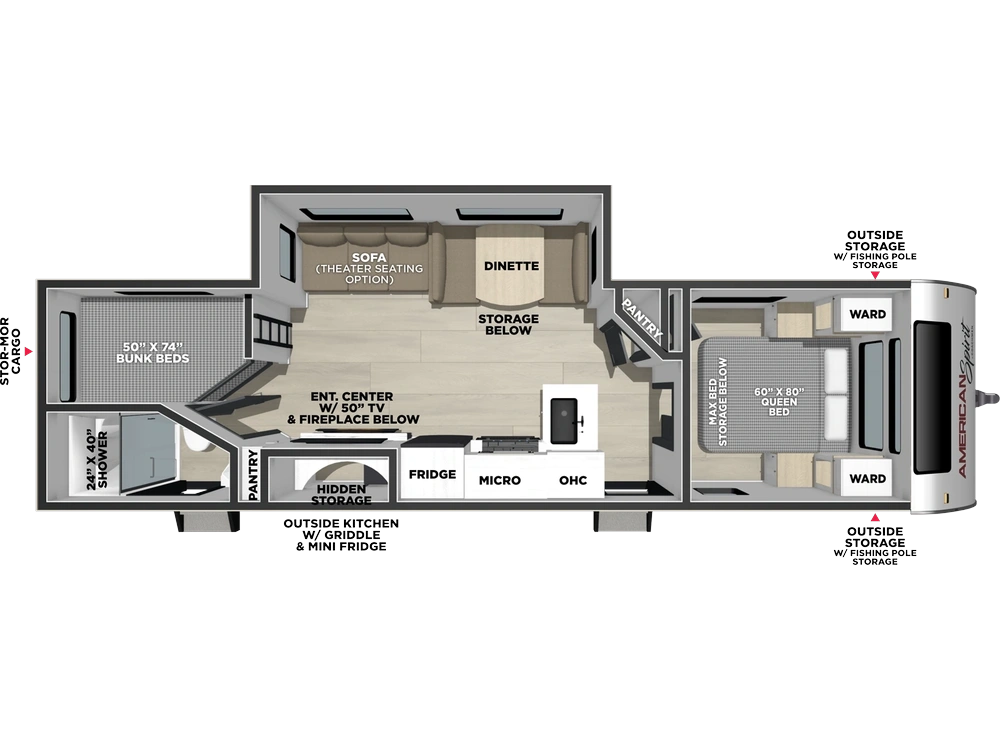 2027 Coachmen American Spirit American Spirit 2963BH alt