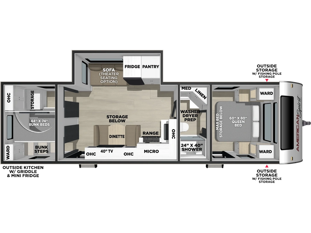 2027 Coachmen American Spirit American Spirit 3070BH alt