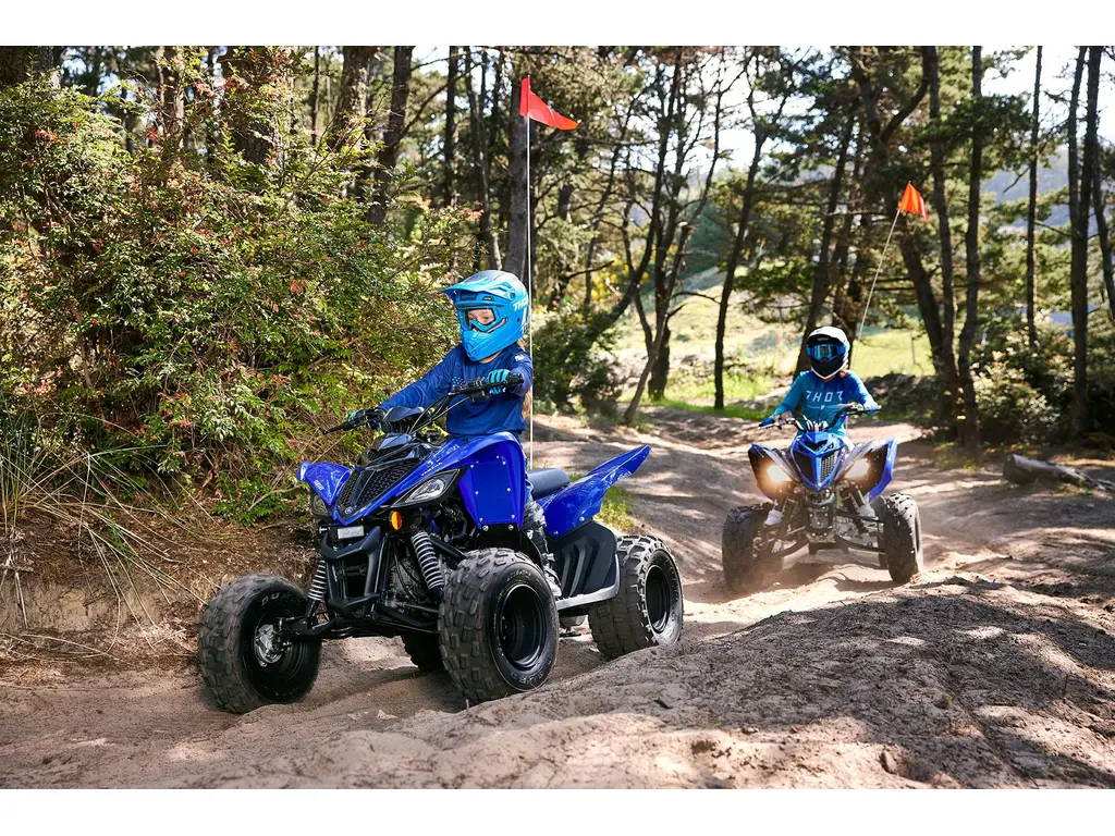2027 Yamaha RAPTOR 110 Tactical Green/Acid Green