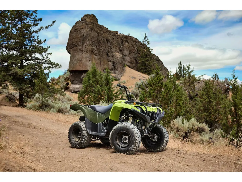2027 Yamaha GRIZZLY 110 Tactical Green/Acid Green