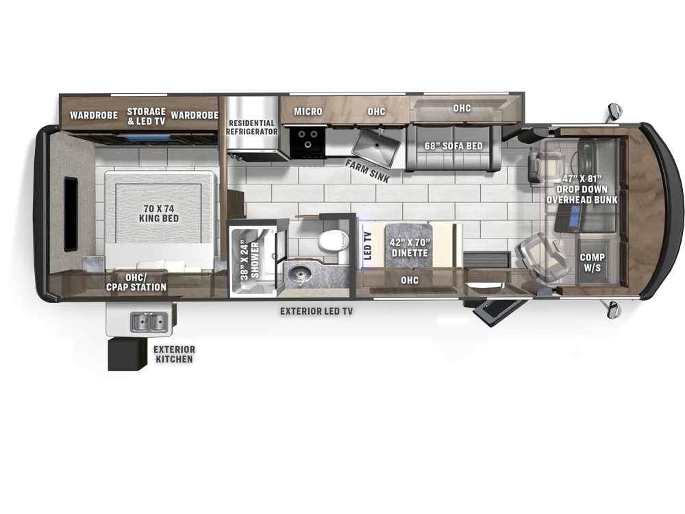 2027 Coachmen Mirada Class A Mirada Class A 29FW