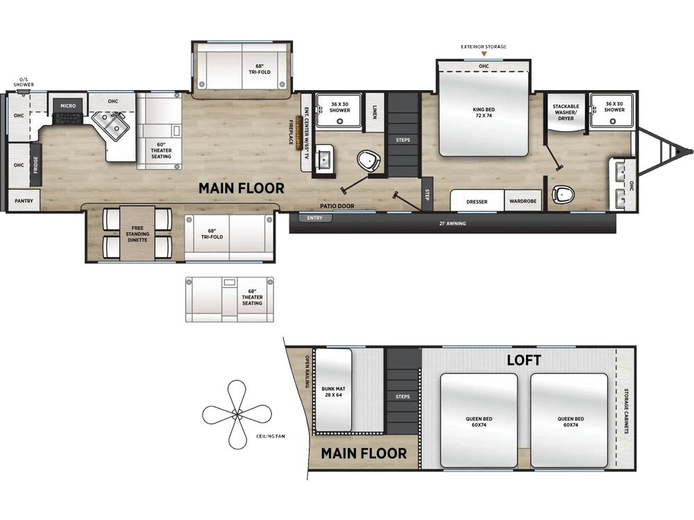 Coachmen Catalina Destination Trailers Catalina Destination Trailers 44CONDO 2027 alt
