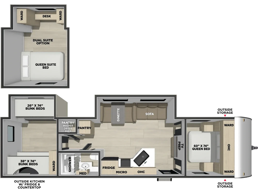 2027 Coachmen American Spirit DLX & Compact American Spirit DLX & Compact 5320BEDS alt
