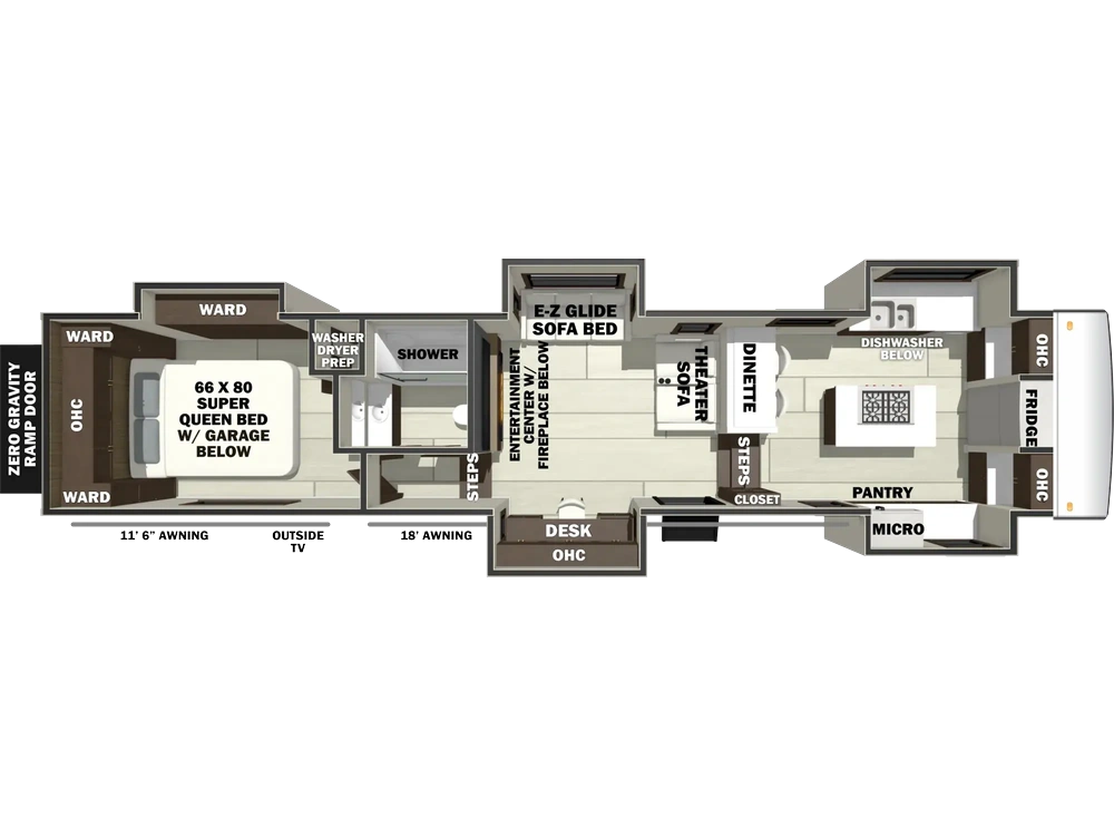 Forest River RIVERSTONE RIVERSTONE 42FSKG 2027