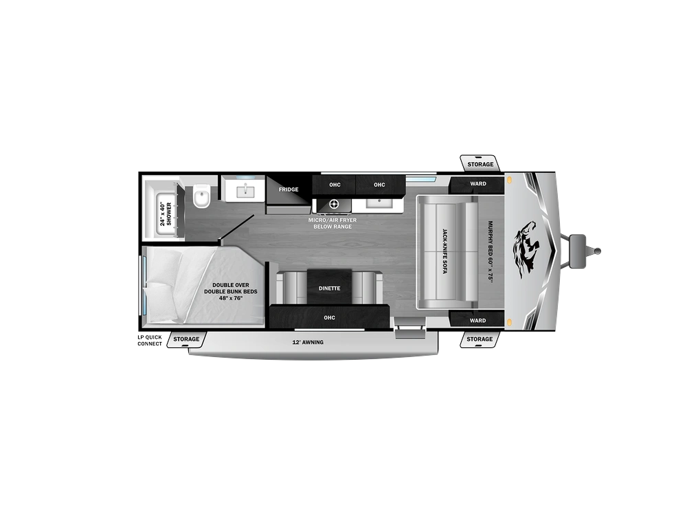 2027 Open Range Colt Travel Trailer Colt Travel Trailer 20DB
