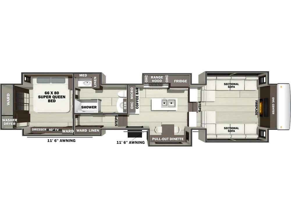 2027 Forest River RIVERSTONE RIVERSTONE 45FLE alt