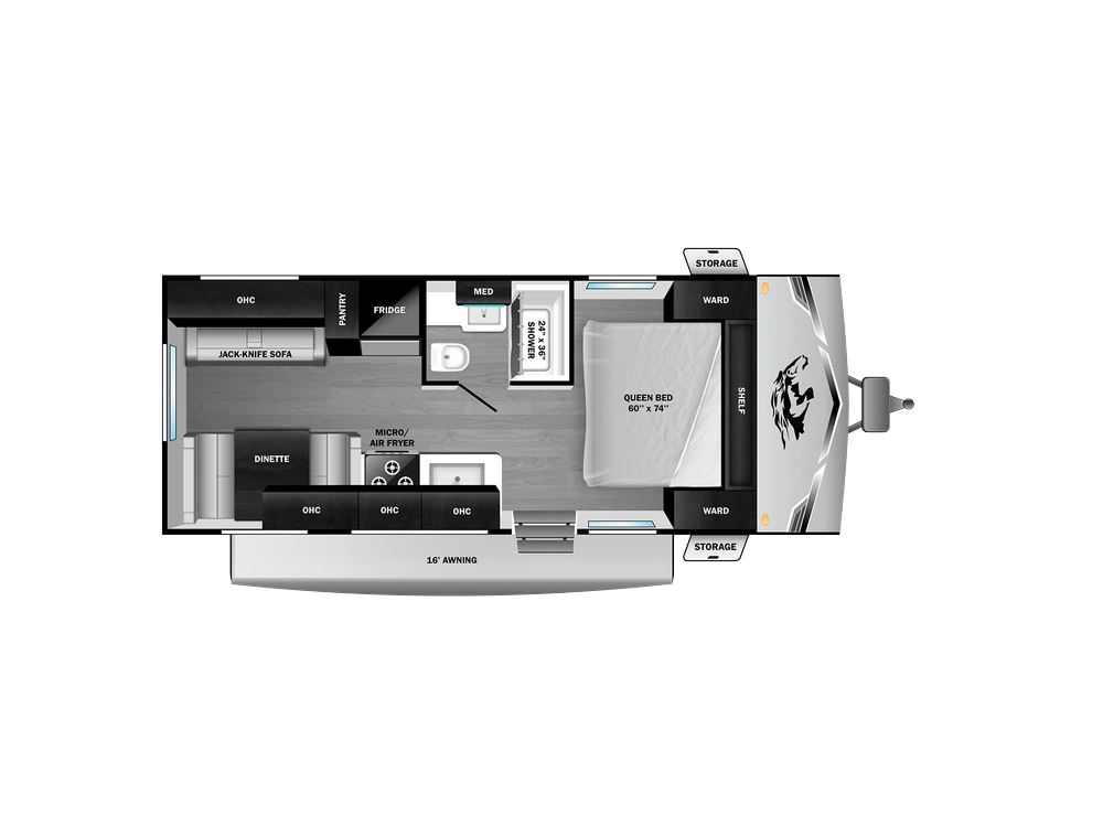 2027 Open Range Colt Travel Trailer Colt Travel Trailer 21QB West