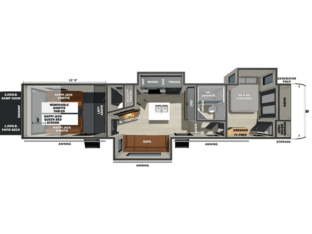 2027 Forest River Stealth Stealth 3513GX