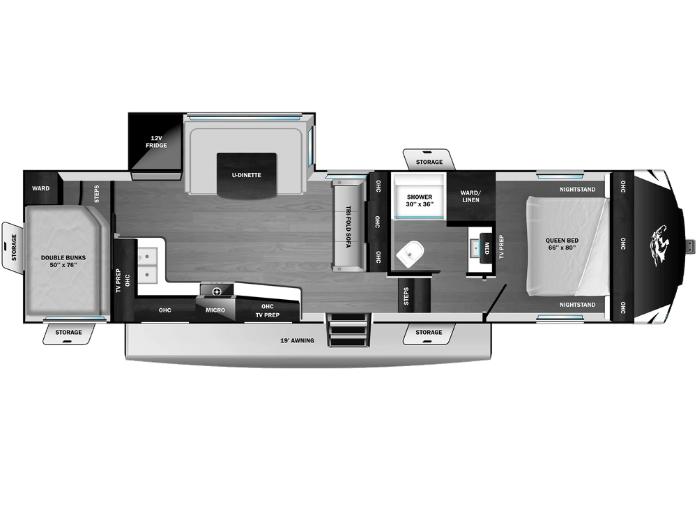 2027 Open Range Roamer Light Duty Fifth Wheel Roamer Light Duty Fifth Wheel 28DBSS