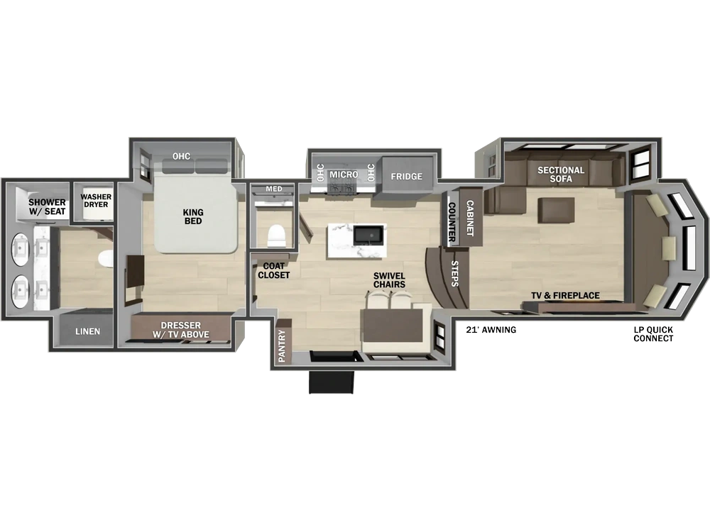 Forest River Cedar Creek Cottage Cedar Creek Cottage 413FWC 2027 alt