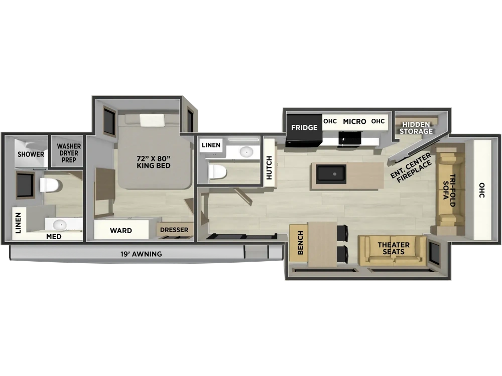 2027 Forest River Sandpiper Sandpiper 389HBFL