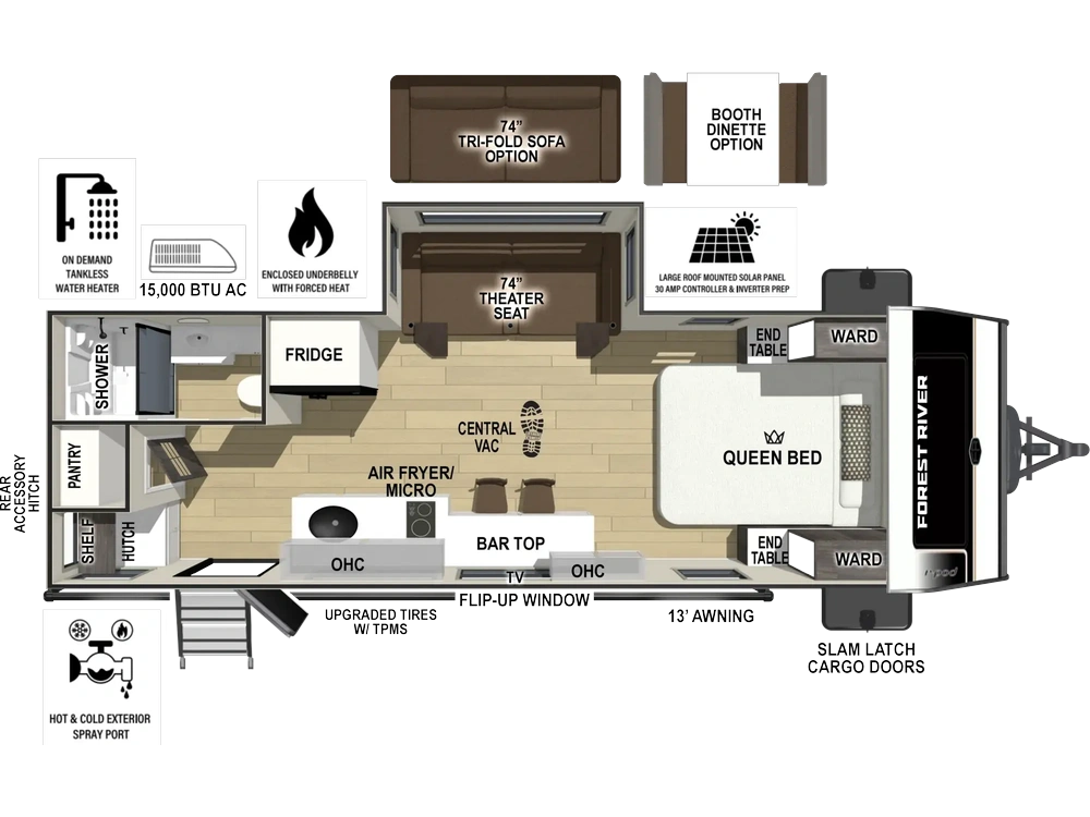 2027 Forest River r•pod r•pod RP-206