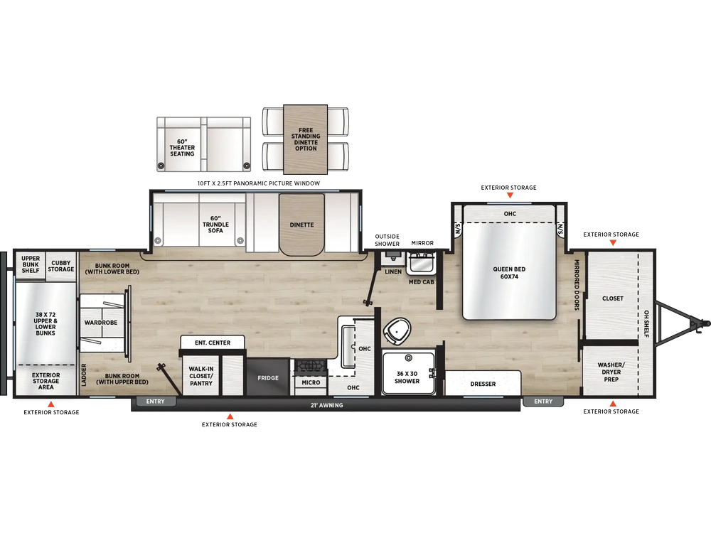 2027 Forest River Aurora Aurora 33DORM alt