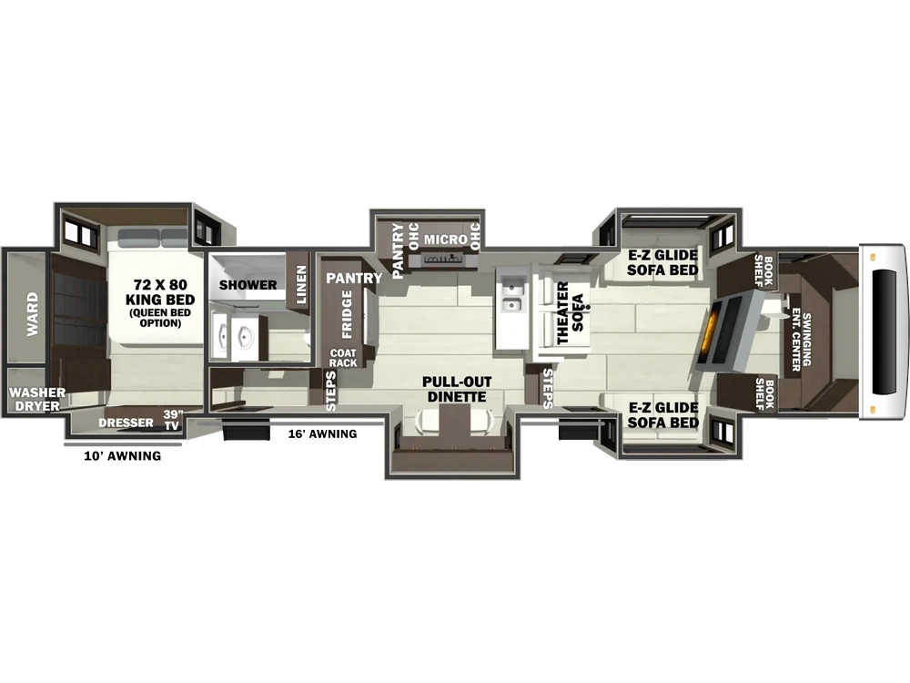 2027 Forest River RIVERSTONE RIVERSTONE 425FO alt