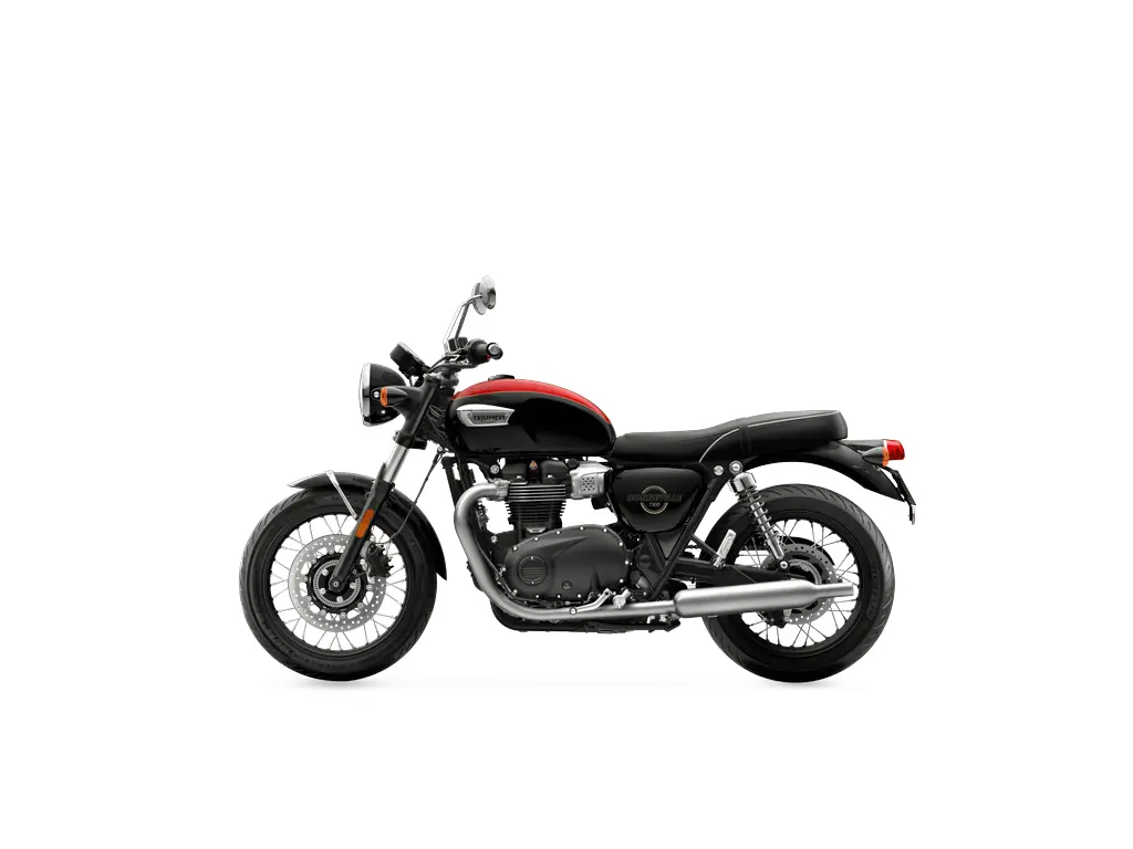 2027 Triumph Bonneville T100 Jet Black / Diablo Red