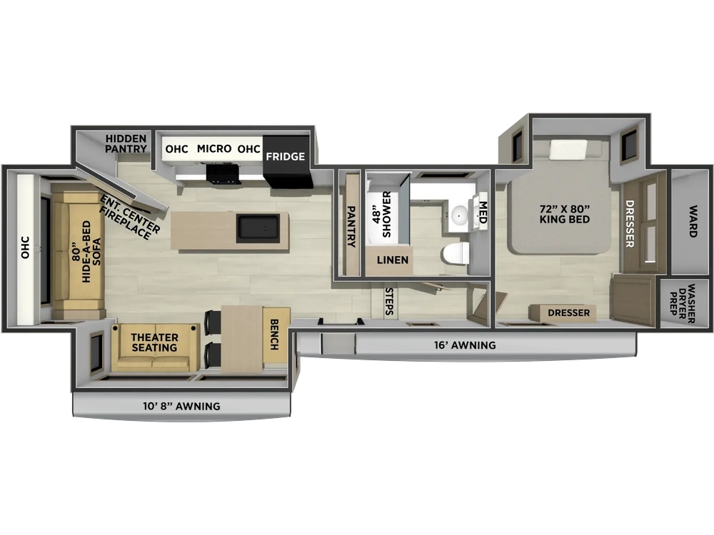 2027 Forest River Sandpiper Sandpiper 3480RL