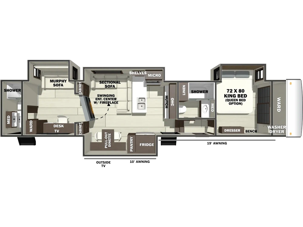 Forest River RIVERSTONE RIVERSTONE 44DBL 2027
