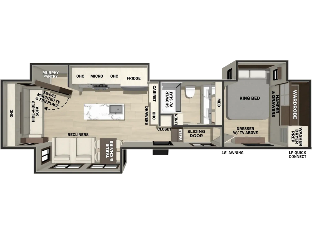 Forest River Cedar Creek Cedar Creek 361RL 2027 alt