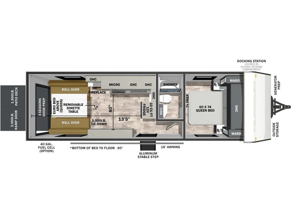 2027 Forest River XLR Boost and Boost X XLR Boost and Boost X 2413B