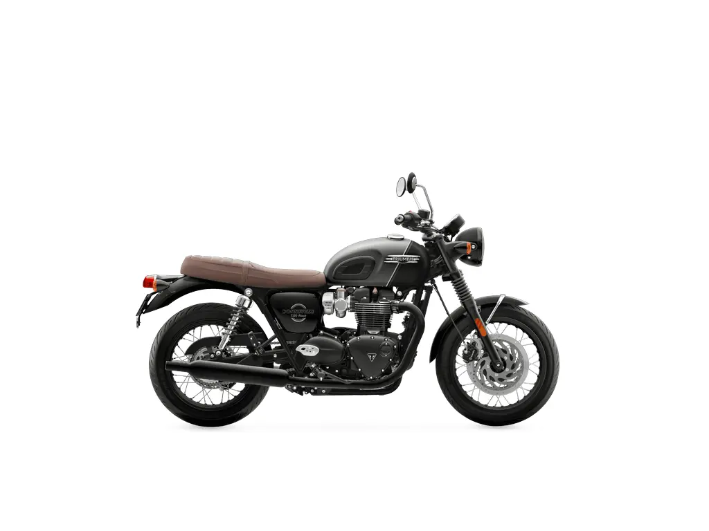 2027 Triumph Bonneville T120 Black Matte Silver Ice / Matte Sapphire Black