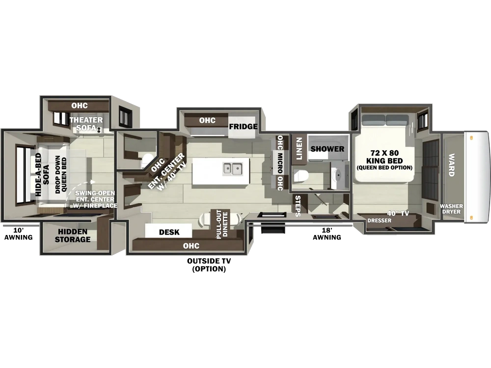 2027 Forest River RIVERSTONE RIVERSTONE 442MC alt