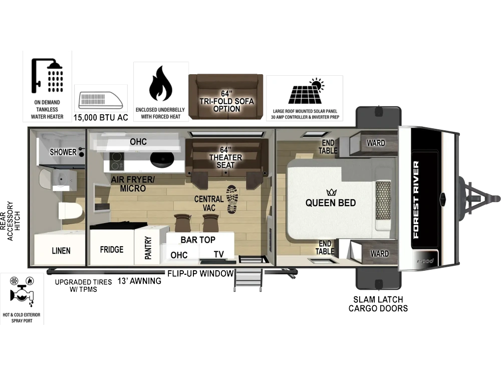 2027 Forest River r•pod r•pod RP-207