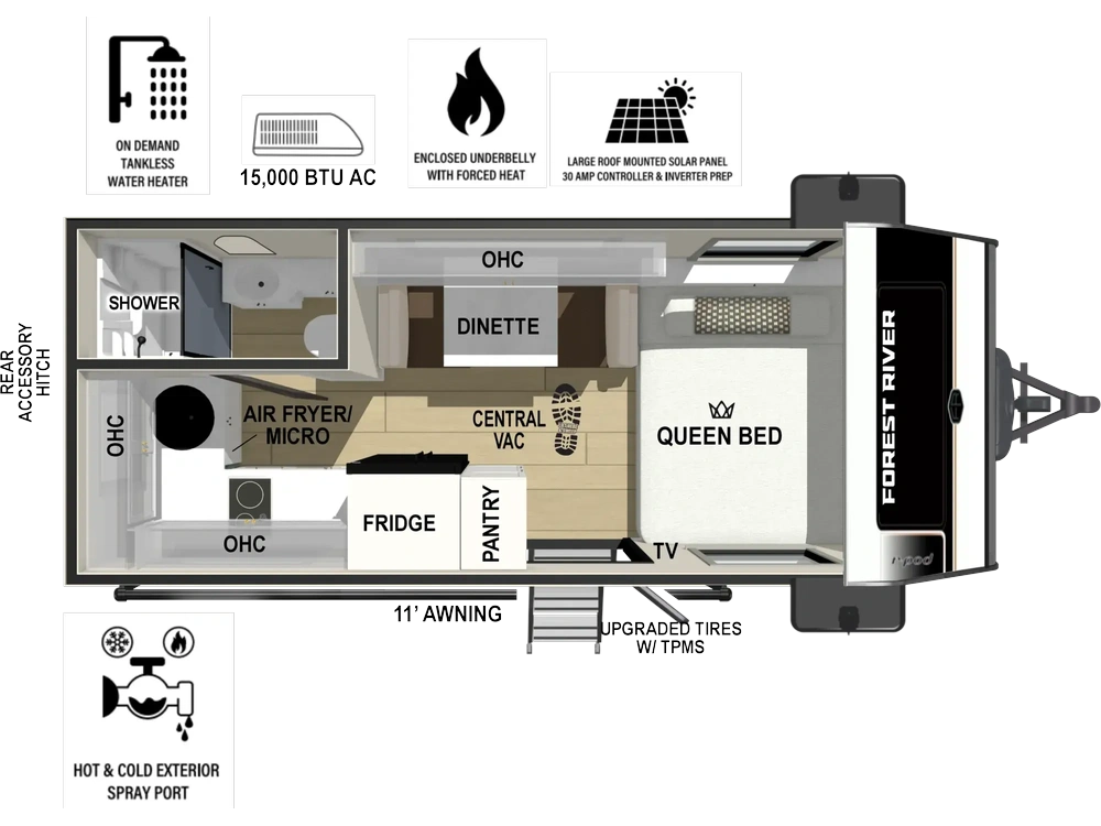 2027 Forest River r•pod r•pod RP-194