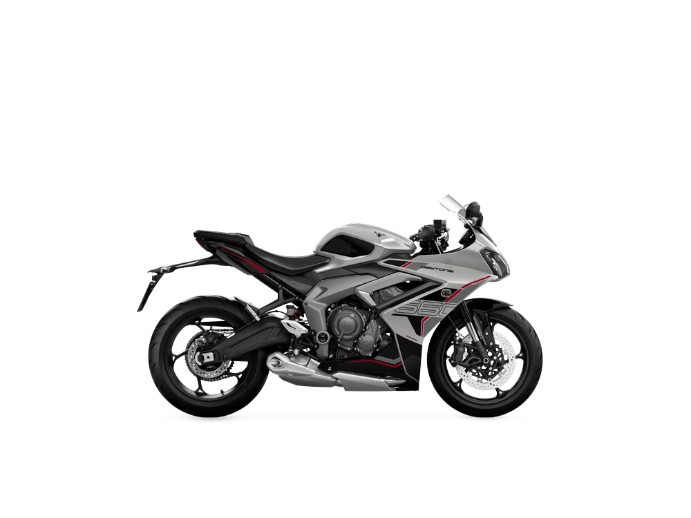 Triumph Daytona 660 Daytona 660 Argent Aluminium / Noir Saphir 2027