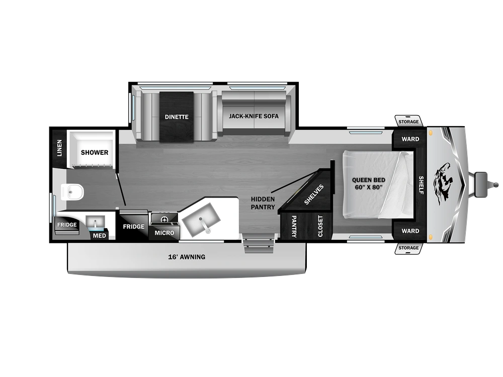 2027 Open Range Colt Travel Trailer Colt Travel Trailer 26RBS West
