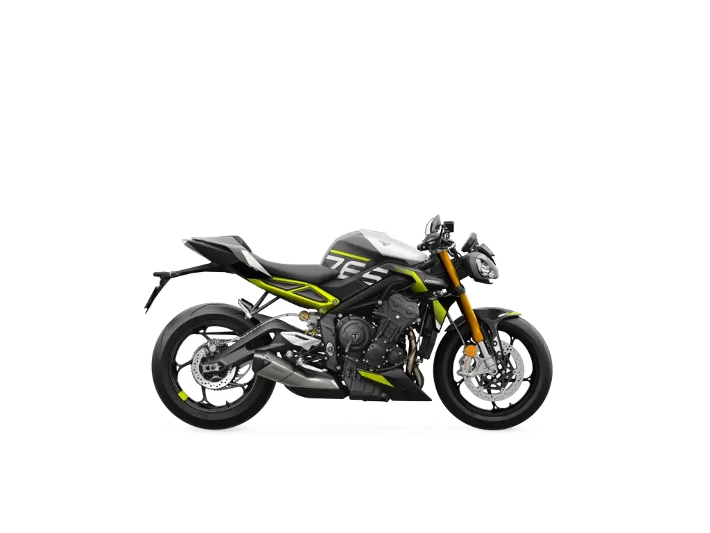 2027 Triumph Street Triple MOTO2 TM Edition Mineral Grey / Crystal White