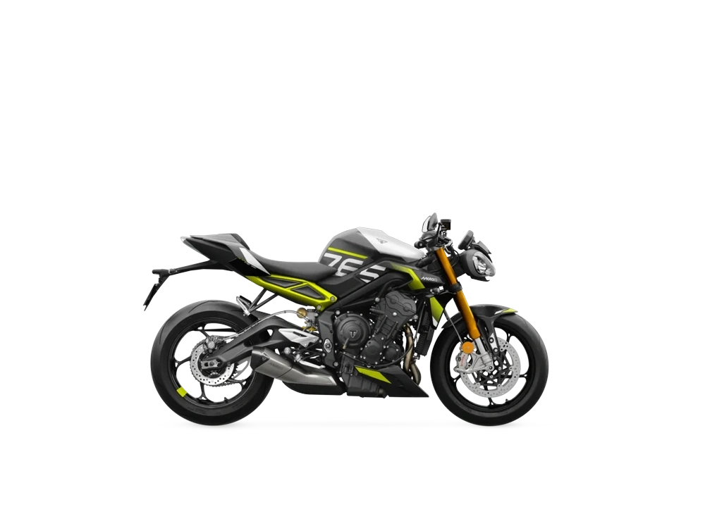 2027 Triumph Street Triple MOTO2 TM Edition Street Triple MOTO2 TM Edition Mineral Grey / Crystal White