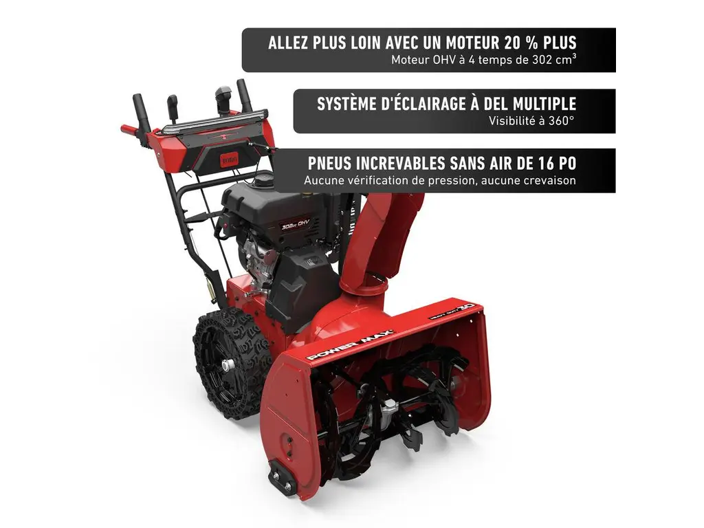 Toro Souffleuse à Neige à Essence à Deux Phases Power Max HD de 76 cm (30 po) 2026