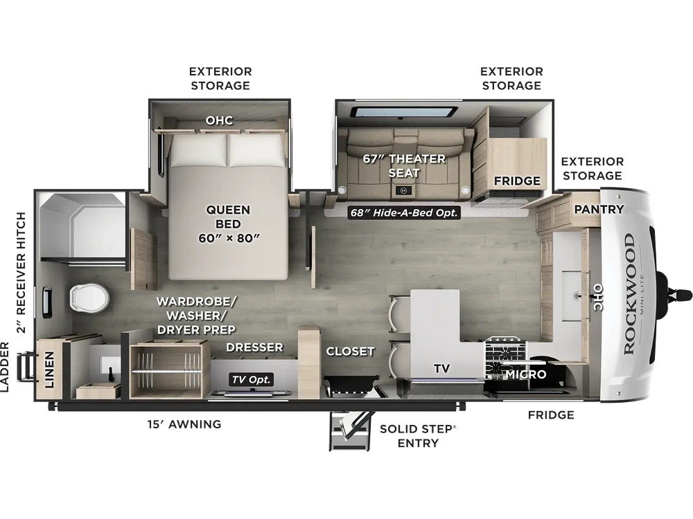 Forest River Rockwood Mini Lite Rockwood Mini Lite 2523MBR 2027