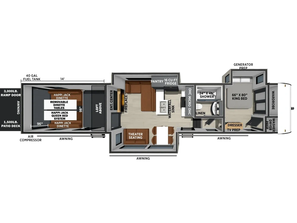 Forest River Sandstorm Sandstorm 4114GX 2027