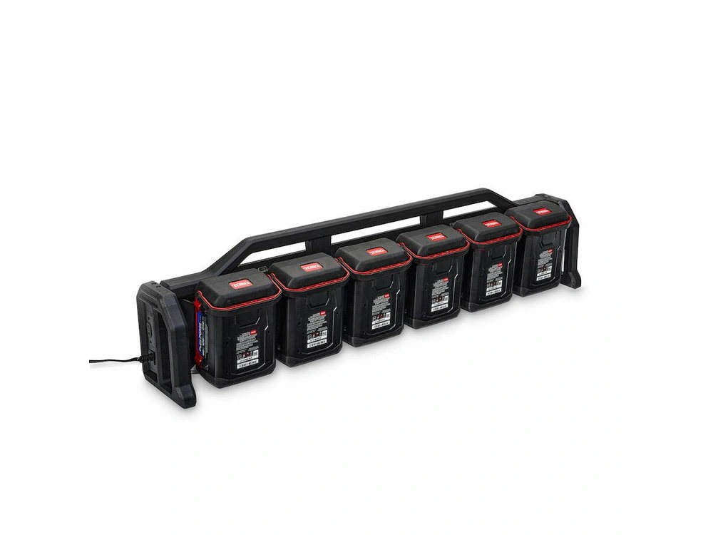 2026 Toro 60V MAX* Flex-Force 12A 6-Pod Li-Ion Charger 60V MAX* Flex-Force 12A 6-Pod Li-Ion Charger