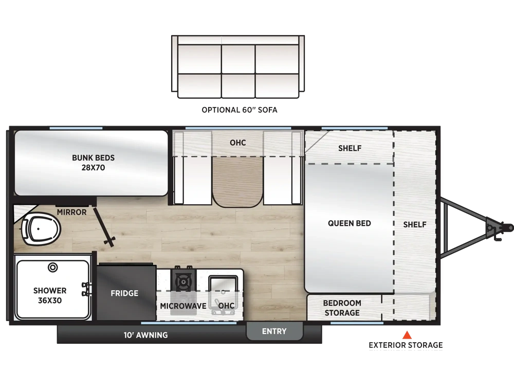 2027 Forest River Aurora Light Aurora Light 16BHX alt