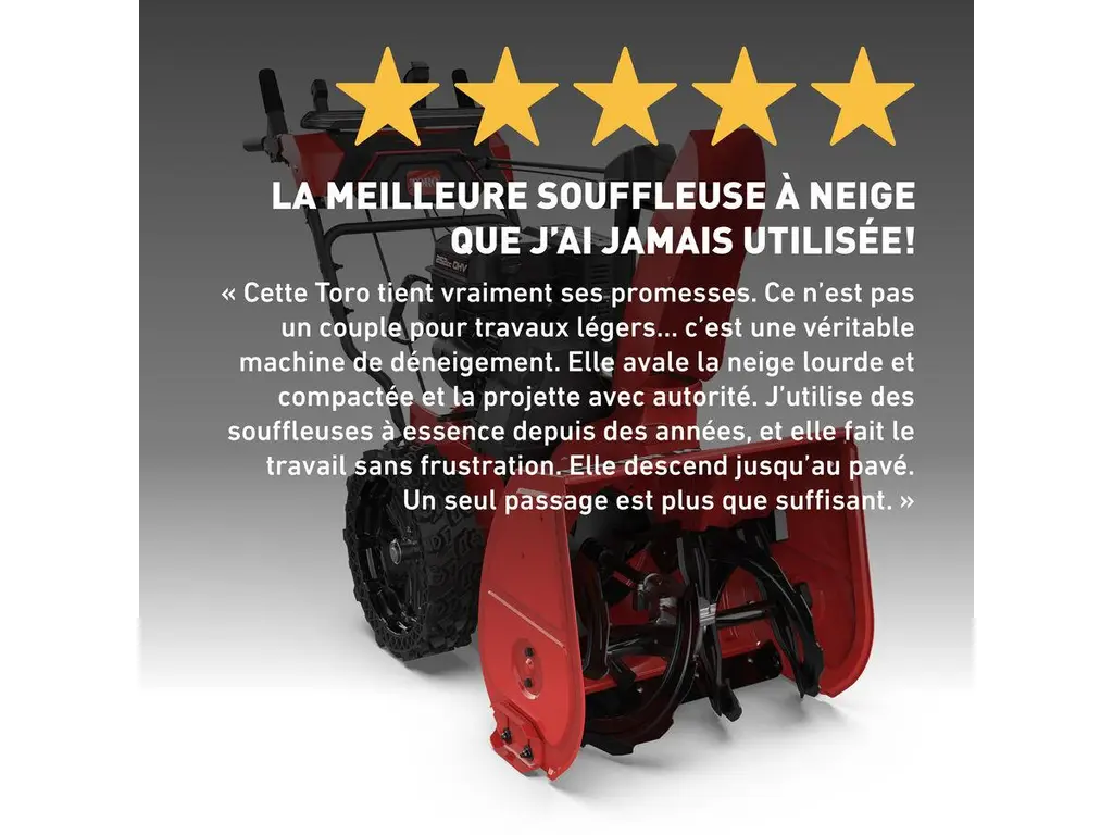 Toro Souffleuse à Neige à Essence à Deux Phases Power Max HD de 71 cm (28 po) 2026