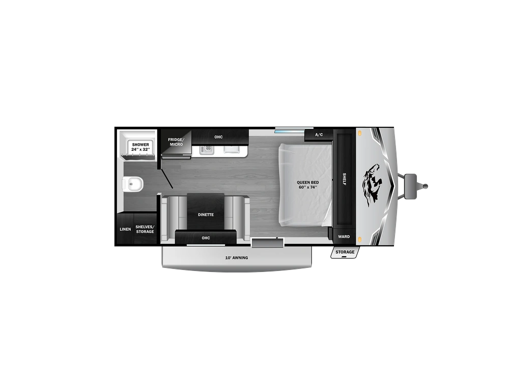 2027 Open Range Colt Travel Trailer Colt Travel Trailer 17QB - CTR Edition West