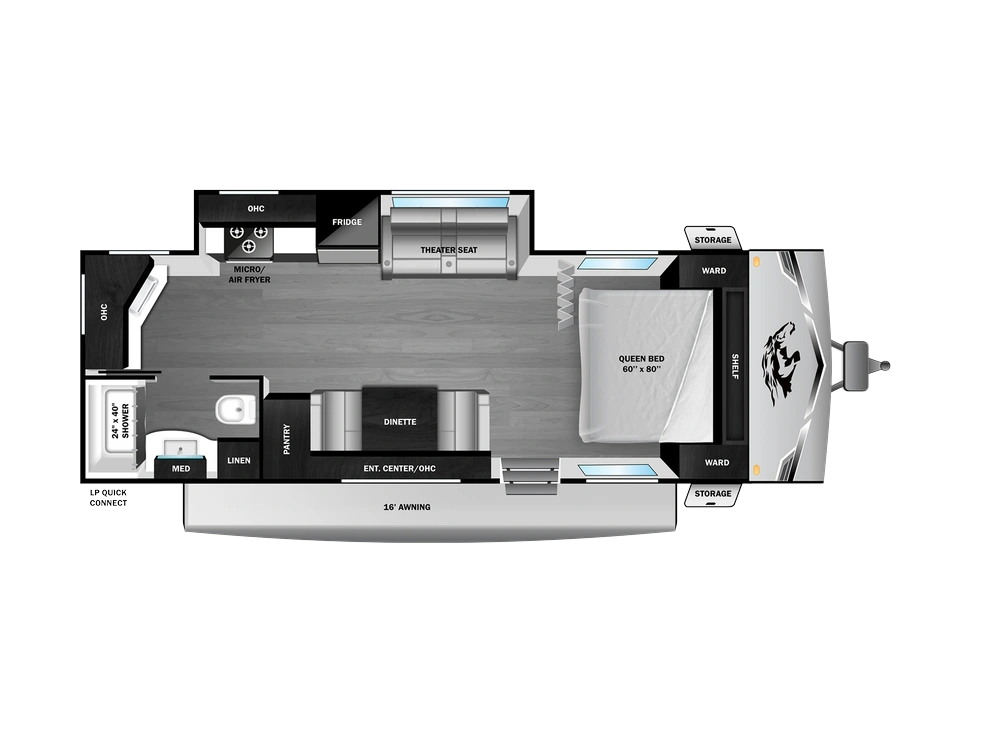2027 Open Range Colt Travel Trailer Colt Travel Trailer 22MDS West