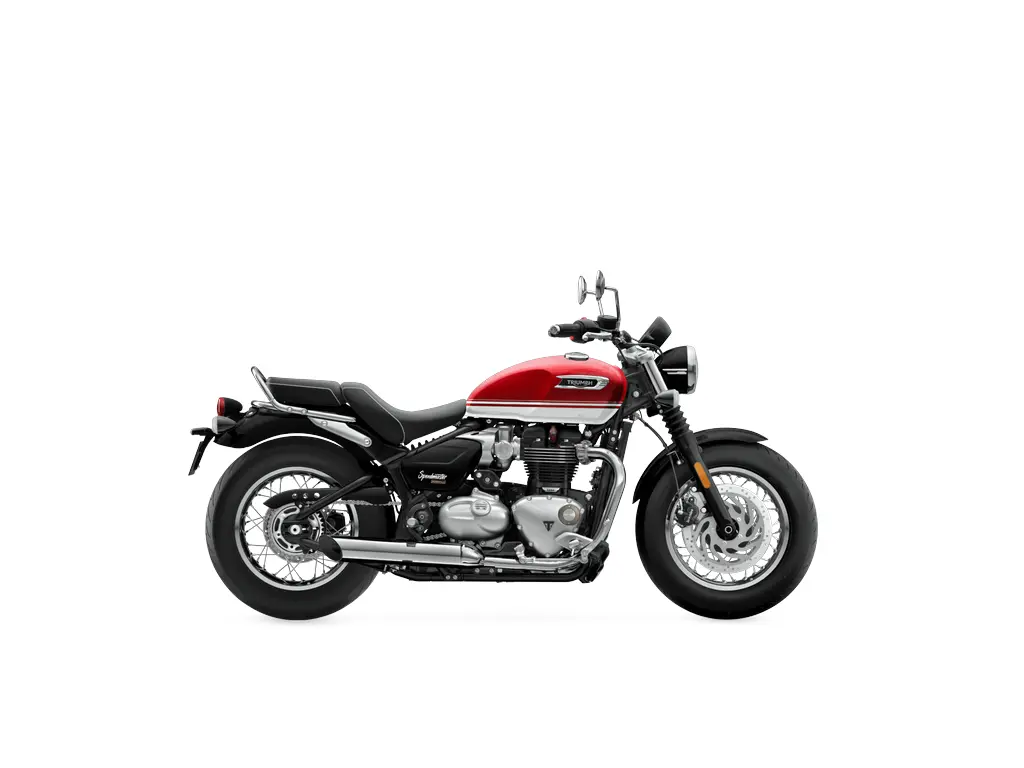 2027 Triumph Bonneville Speedmaster Carnival Red / Crystal White