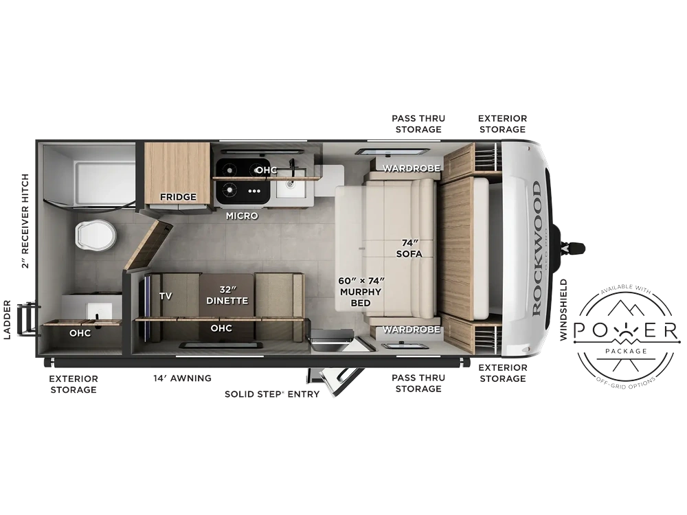 2027 Forest River Rockwood Geo Pro Rockwood Geo Pro G19FDT