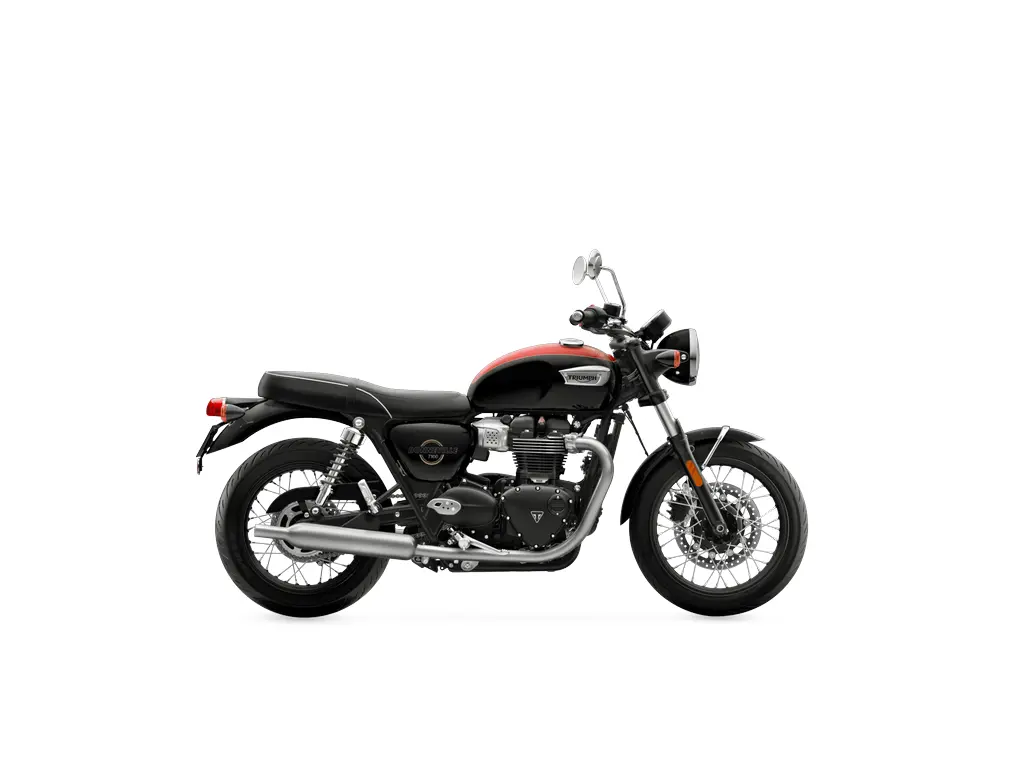 2027 Triumph Bonneville T100 Jet Black / Diablo Red