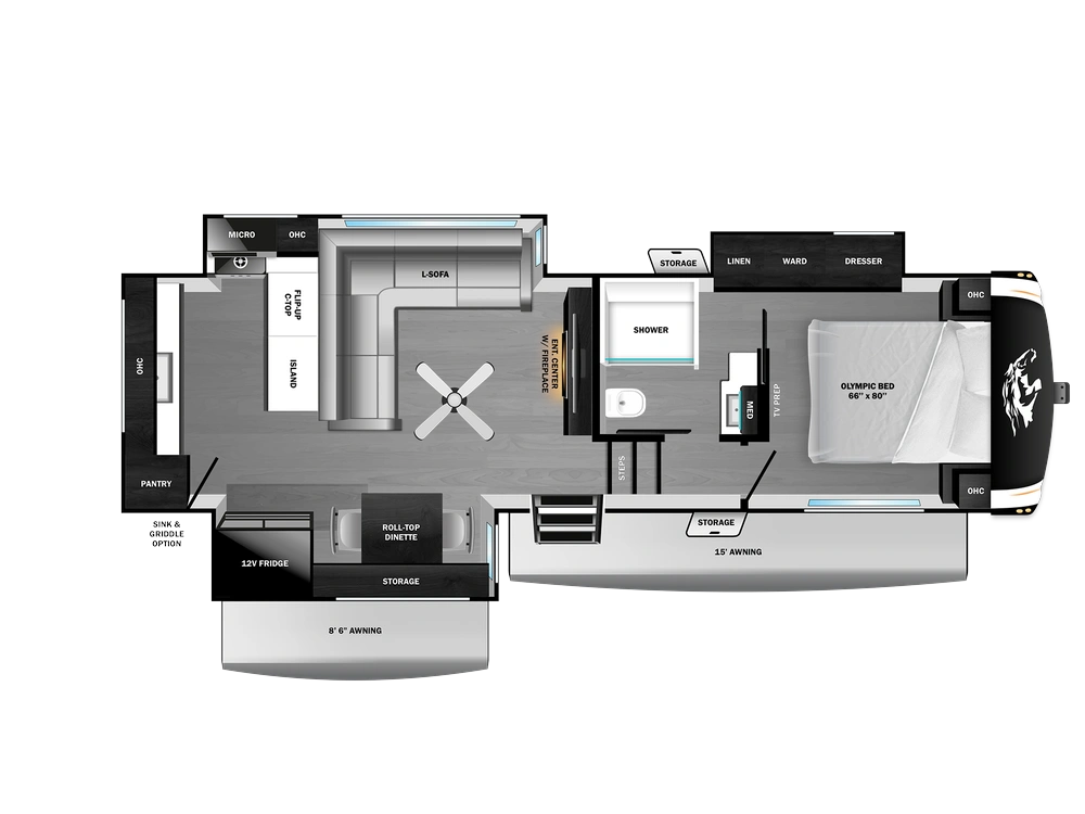2027 Open Range Roamer Fifth Wheel Roamer Fifth Wheel 27LLTS