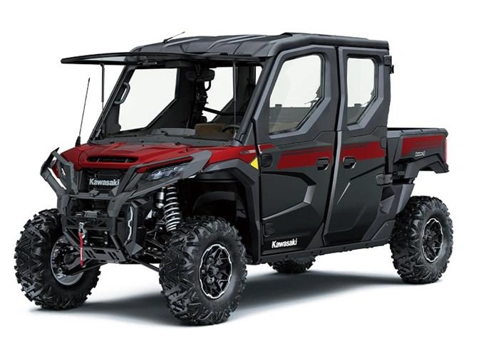 Kawasaki RIDGE CREW PLATINUM RANCH HVAC RIDGE CREW PLATINUM RANCH HVAC Rouge foncé métallisé / ébène 2027 alt